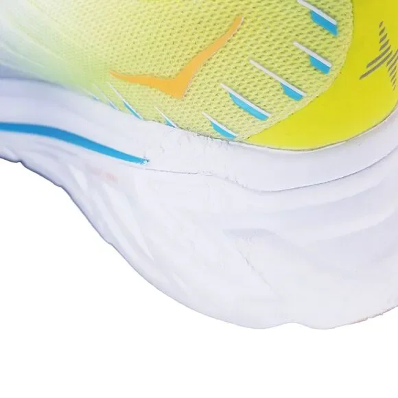 Hoka One One Bondi X Men's Size 10.5  White Running Shoes Sneakers 1113512WEPR - Picture 7 of 8